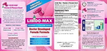 Applied Nutrition Libido-Max Passion And Pleasure Boost - supplement