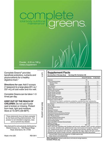 Aproven Product Complete Greens - supplement