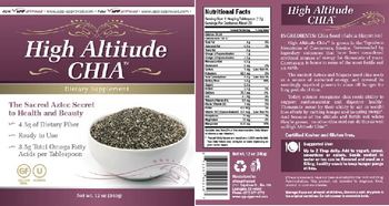 Aproven Product High Altitude Chia - supplement