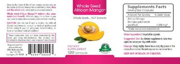 Aproven Product Whole Seed African Mango - supplement