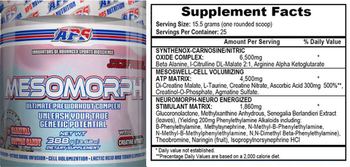 APS Mesomorph Carnival Cotton Candy - supplement