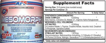 APS Mesomorph Rocket Pop - supplement