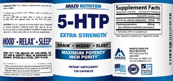 Arazo Nutrition 5-HTP Extra Strength - supplement