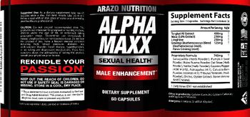 Arazo Nutrition Alpha Maxx - supplement