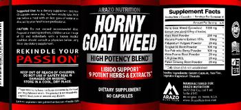 Arazo Nutrition Horny Goat Weed - supplement
