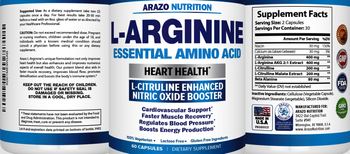 Arazo Nutrition L-Arginine - supplement