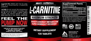 Arazo Nutrition L-Carnitine - supplement