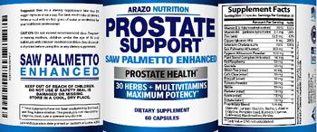 Arazo Nutrition Prostate Support - supplement