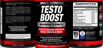 Arazo Nutrition Testo Boost - supplement