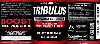 Arazo Nutrition Tribulus - supplement