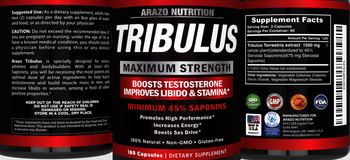 Arazo Nutrition Tribulus - supplement