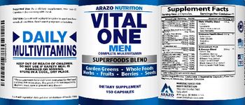 Arazo Nutrition Vital One Men - supplement