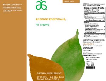 Arbonne Essentials Fit Chews Caramel Flavor - supplement