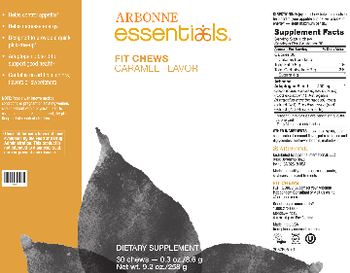 Arbonne Essentials Fit Chews Caramel Flavor - supplement
