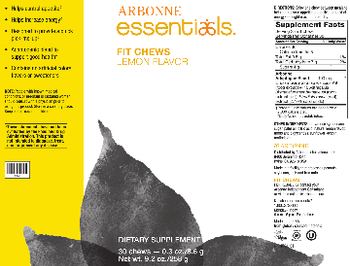 Arbonne Essentials Fit Chews Lemon Flavor - supplement