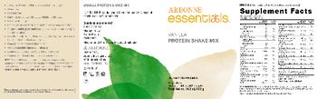 Arbonne Essentials Vanilla Protein Shake Mix - supplement