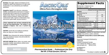 Arctic Oils OmegaPure Liquid Natural Lemon Flavor - supplement