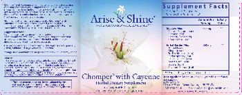 Arise & Shine Chomper with Cayenne - herbal supplement