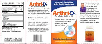 Arthri-D Arthri-D3 - supplement