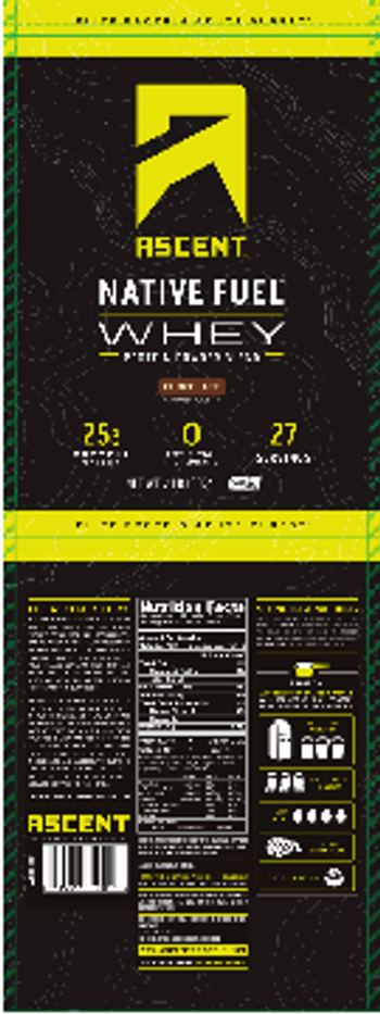 Ascent Native Fuel Whey Chocolate - 