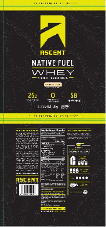 Ascent Native Fuel Whey Vanilla Bean - 