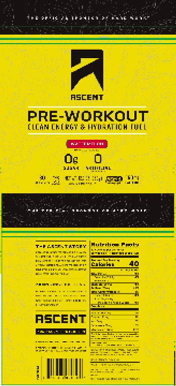 Ascent Pre-Workout Watermelon - 