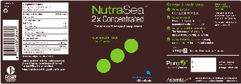 Ascenta NutraSea 2x Concentrated Fresh Mint Flavor - concentrated omega3 supplement