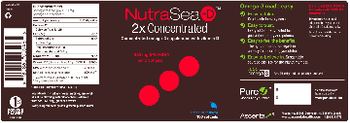 Ascenta NutraSea 2x Concentrated Fresh Mint Flavor - concentrated omega3 supplement with vitamin d