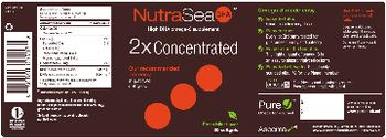 Ascenta NutraSeaDHA 2x Concentrated Fresh Mint Flavor - high dha omega3 supplement