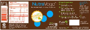 Ascenta NutraVege Juicy Citrus Flavor - vegetarian supplement