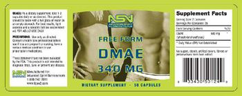 ASN Advanced Sport Nutriceuticals Free Form DMAE 340 mg - supplement