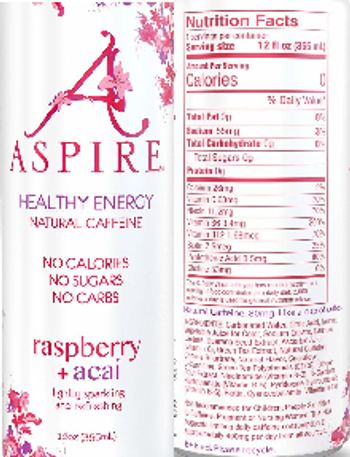 Aspire Healthy Energy Raspberry + Acai - supplement