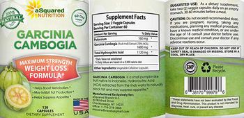 Asquared Nutrition Garcinia Cambogia - supplement