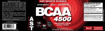AST Sports Science BCAA 4500 - supplement