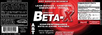 AST Sports Science Beta-X - supplement