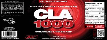 AST Sports Science CLA 1000 - supplement