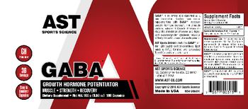 AST Sports Science GABA - supplement