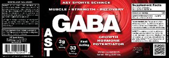 AST Sports Science GABA - supplement