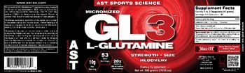 AST Sports Science Micronized GL3 L-Glutamine - supplement