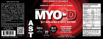 AST Sports Science Myo-D - supplement