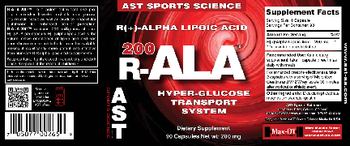 AST Sports Science R-ALA-200 - supplement