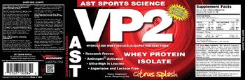 AST Sports Science VP2 Citrus Splash - supplement