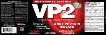 AST Sports Science VP2 Double Rich Chocolate - supplement