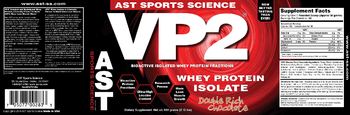AST Sports Science VP2 Double Rich Chocolate - supplement