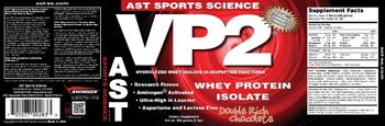 AST Sports Science VP2 Double Rich Chocolate - supplement