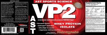 AST Sports Science VP2 Mocha Cappuccino - supplement