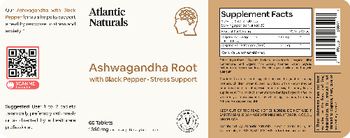 Atlantic Naturals Ashwagandha Root with Black Pepper - supplement
