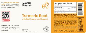 Atlantic Naturals Turmeric Root with Black Pepper - supplement