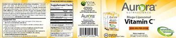 Aurora Nutrascience Mega-Liposomal Vitamin C 3000 mg - supplement