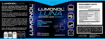 Avanse Nutraceuticals Lumonol Luna - supplement